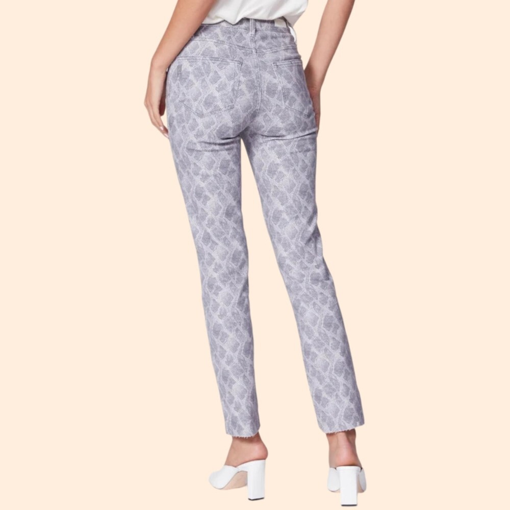 NEW PAIGE Hoxton High Rise Viper Snake Jeans